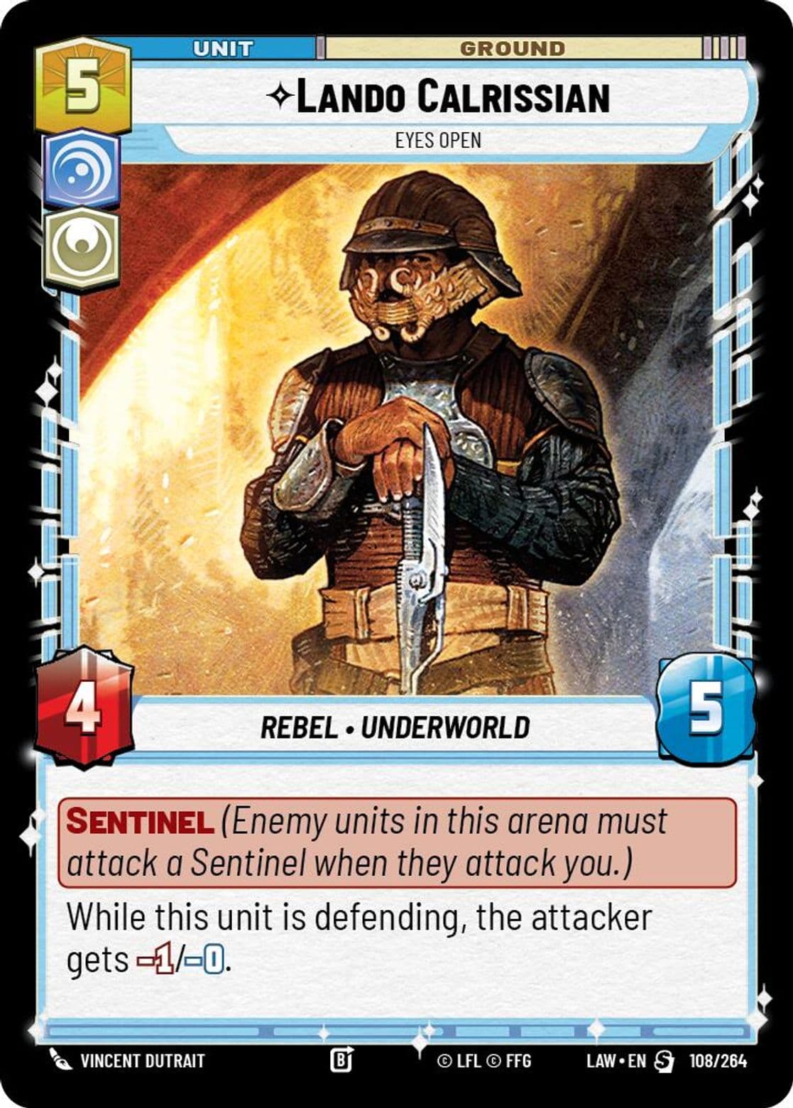 Lando Calrissian, Eyes Open (Standard)