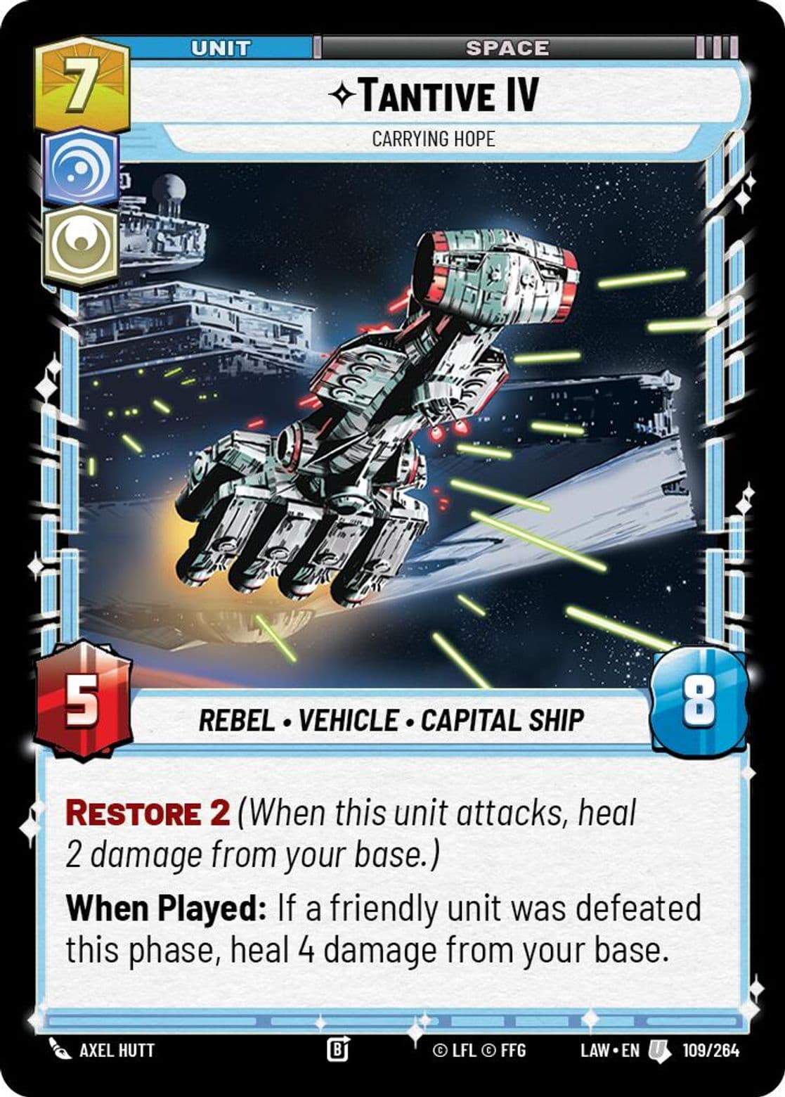 Tantive IV, Carrying Hope, Standard
