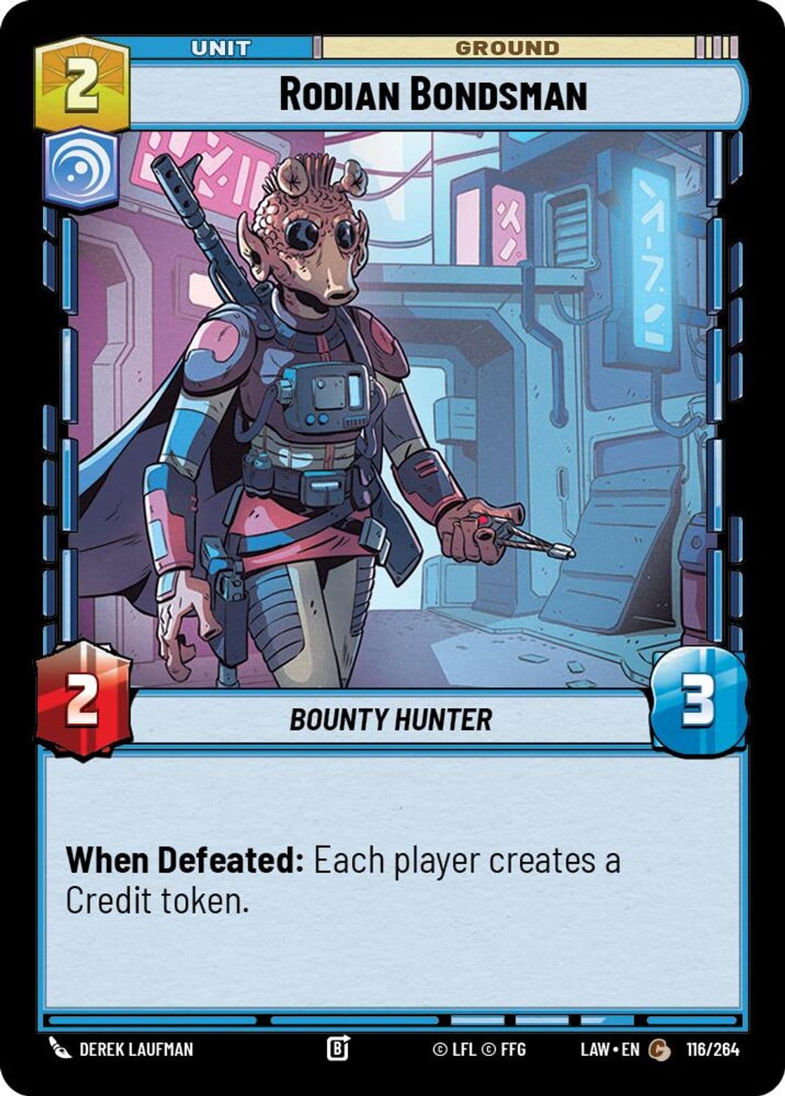 Rodian Bondsman, Standard