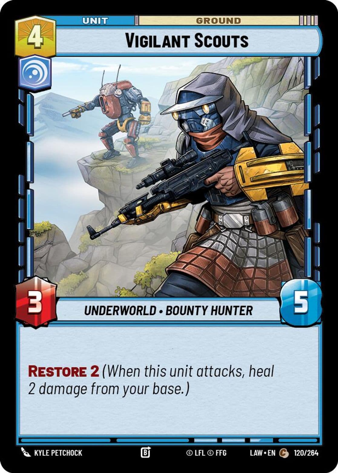Vigilant Scouts, Standard