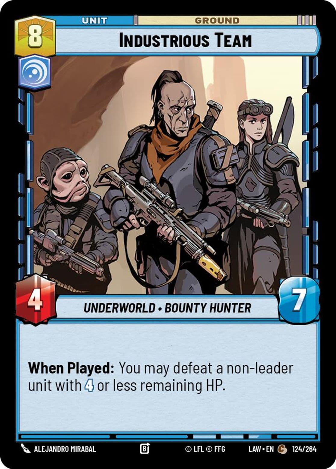 Industrious Team, Standard