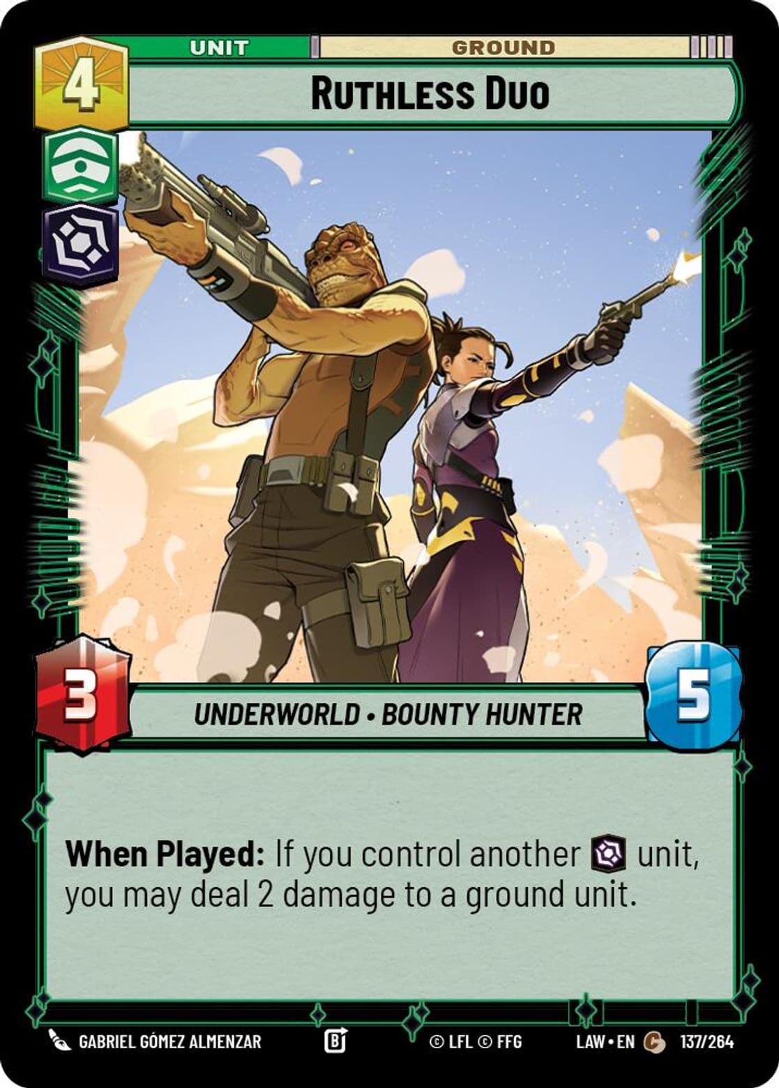 Ruthless Duo, Standard