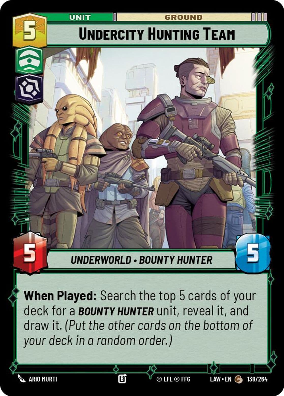 Undercity Hunting Team, Standard