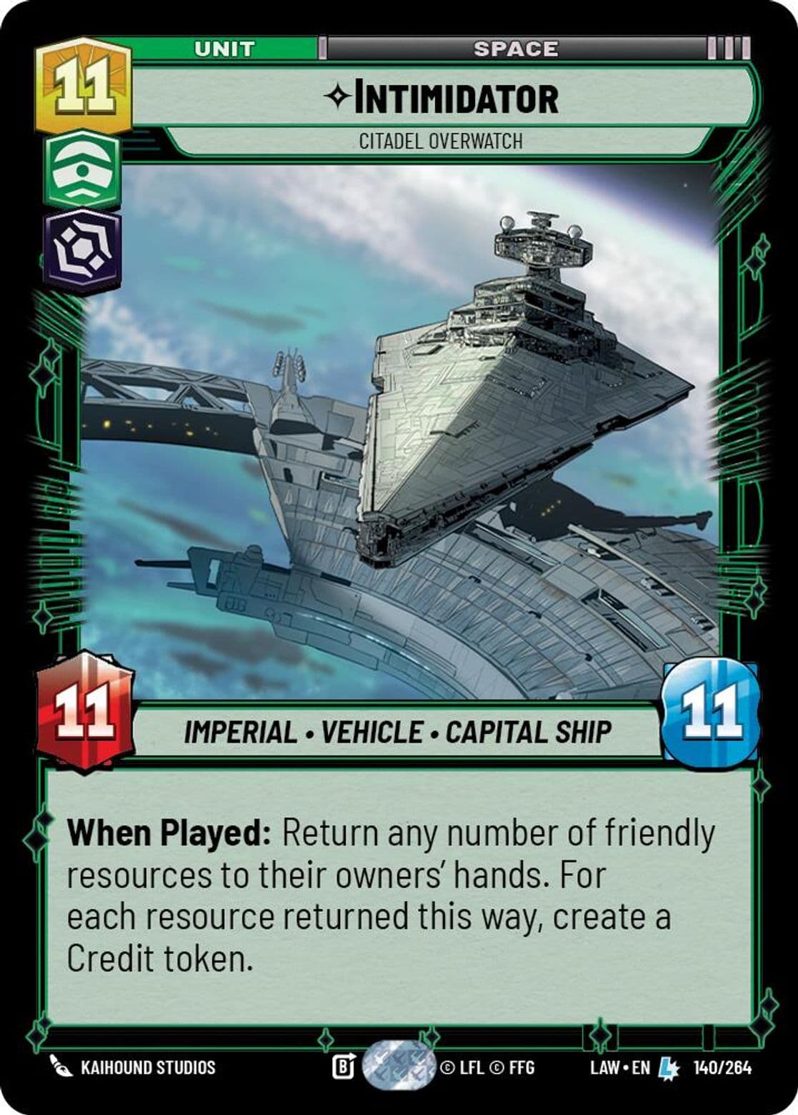 Intimidator, Citadel Overwatch, Standard