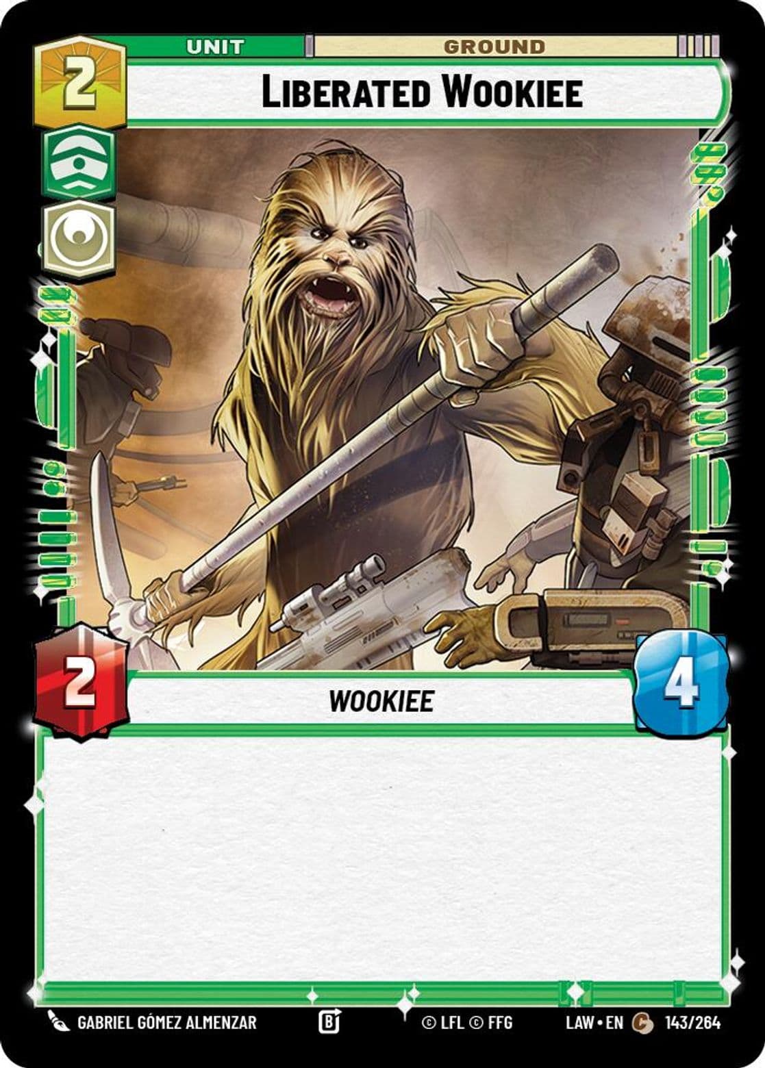 Liberated Wookiee, Standard