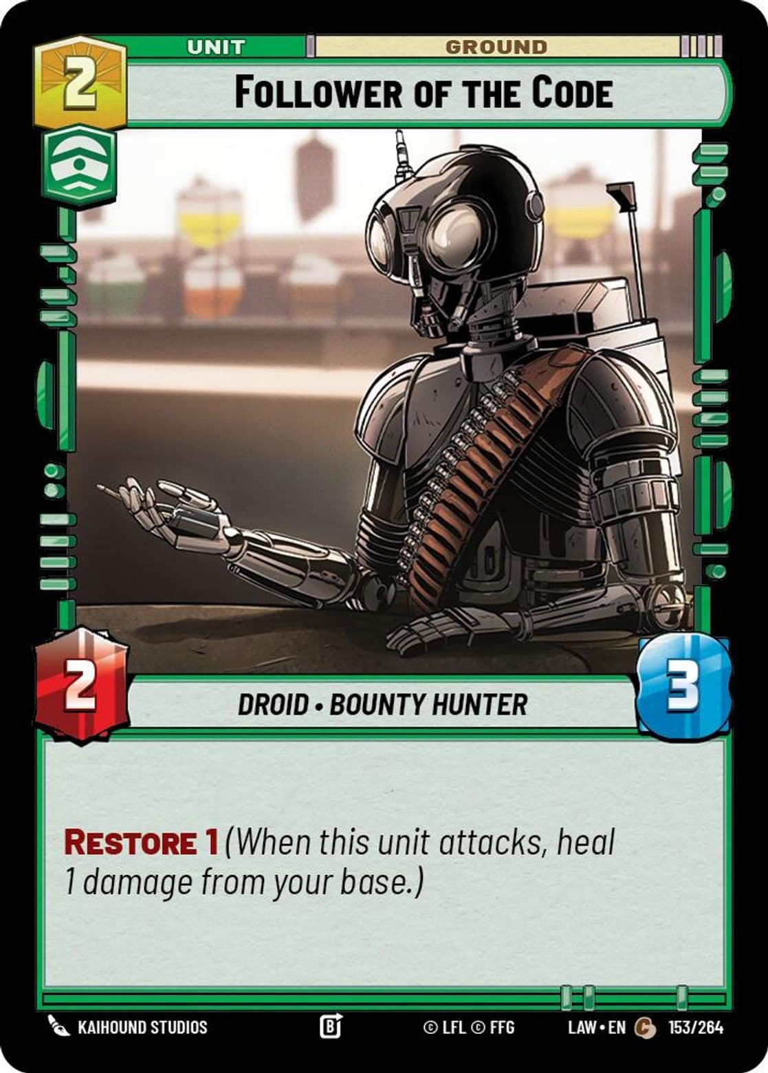 Follower of the Code, Standard