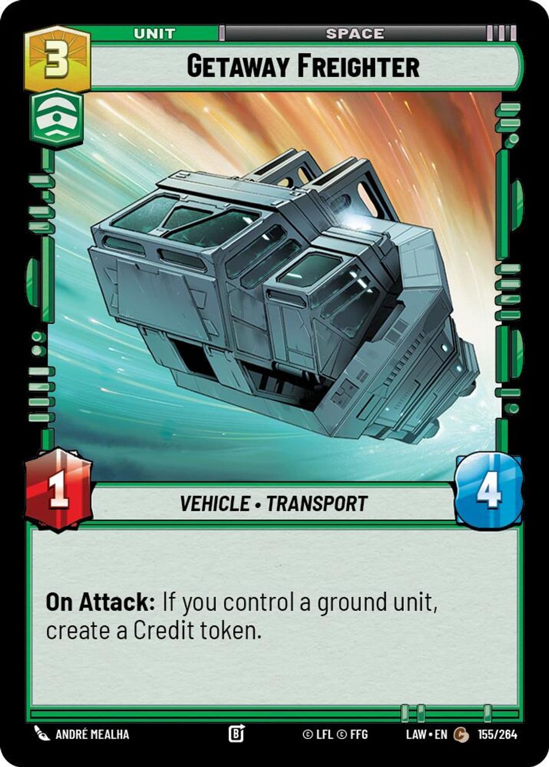 Getaway Freighter, Standard