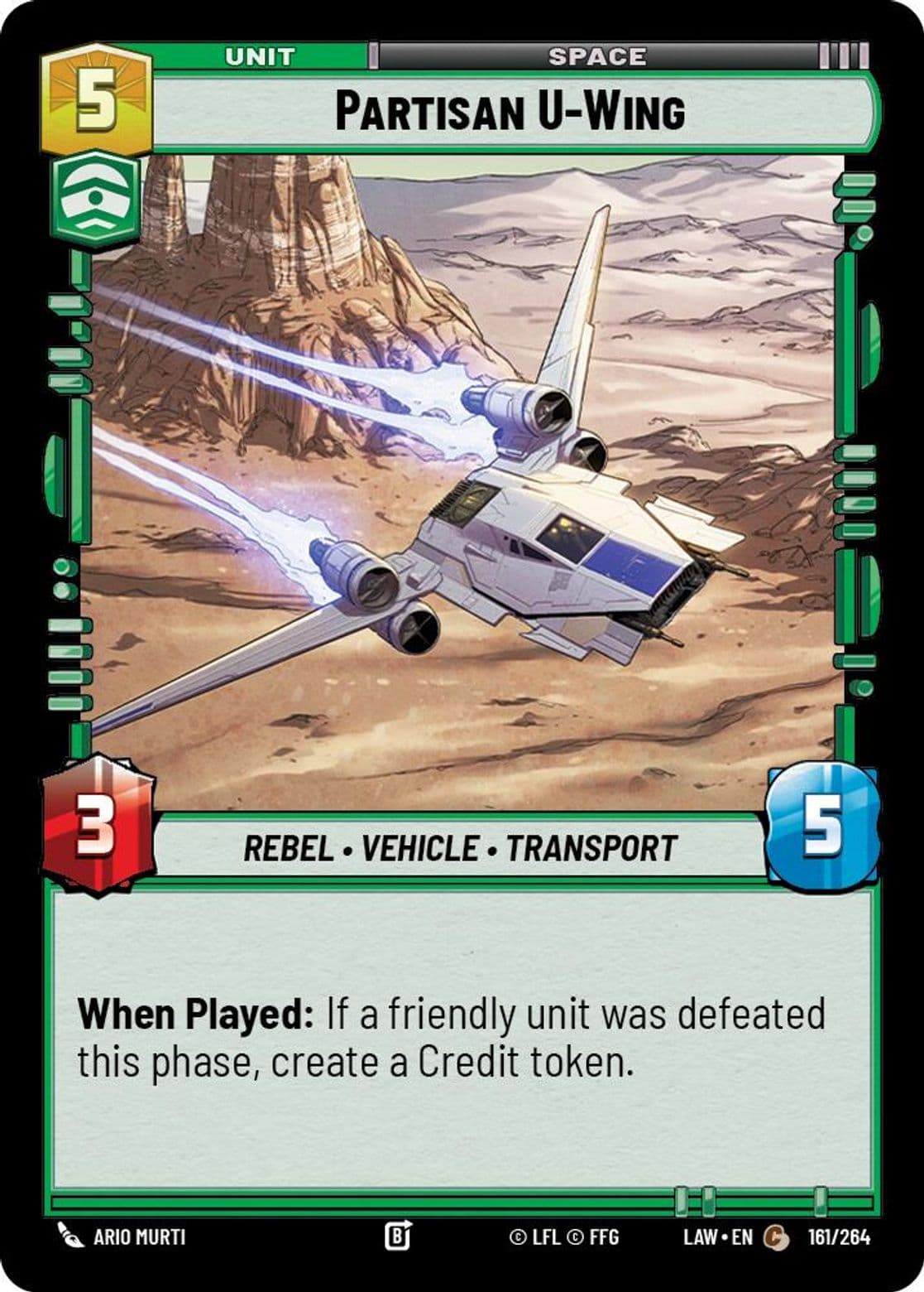 Partisan U-Wing, Standard
