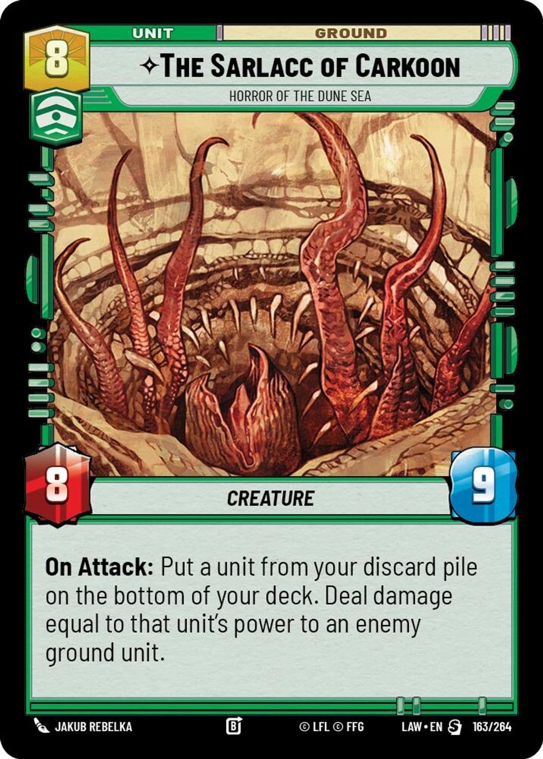 The Sarlacc of Carkoon, Horror of the Dune Sea, Standard