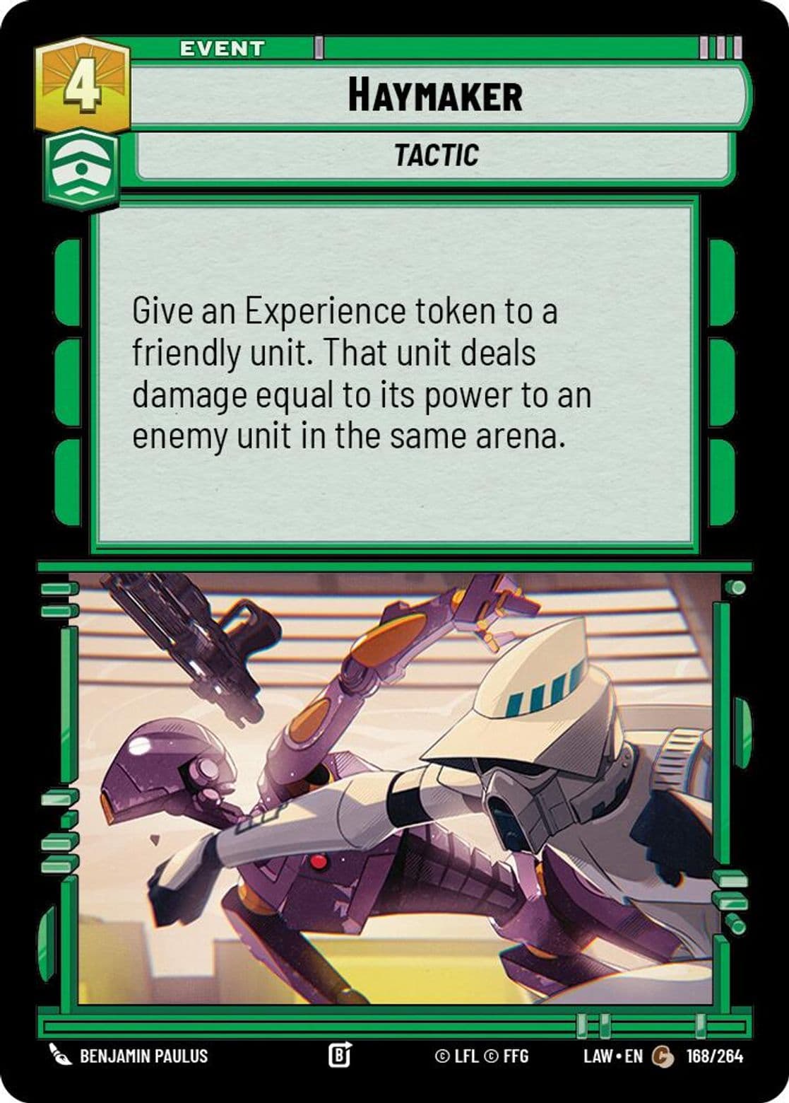 Haymaker, Standard