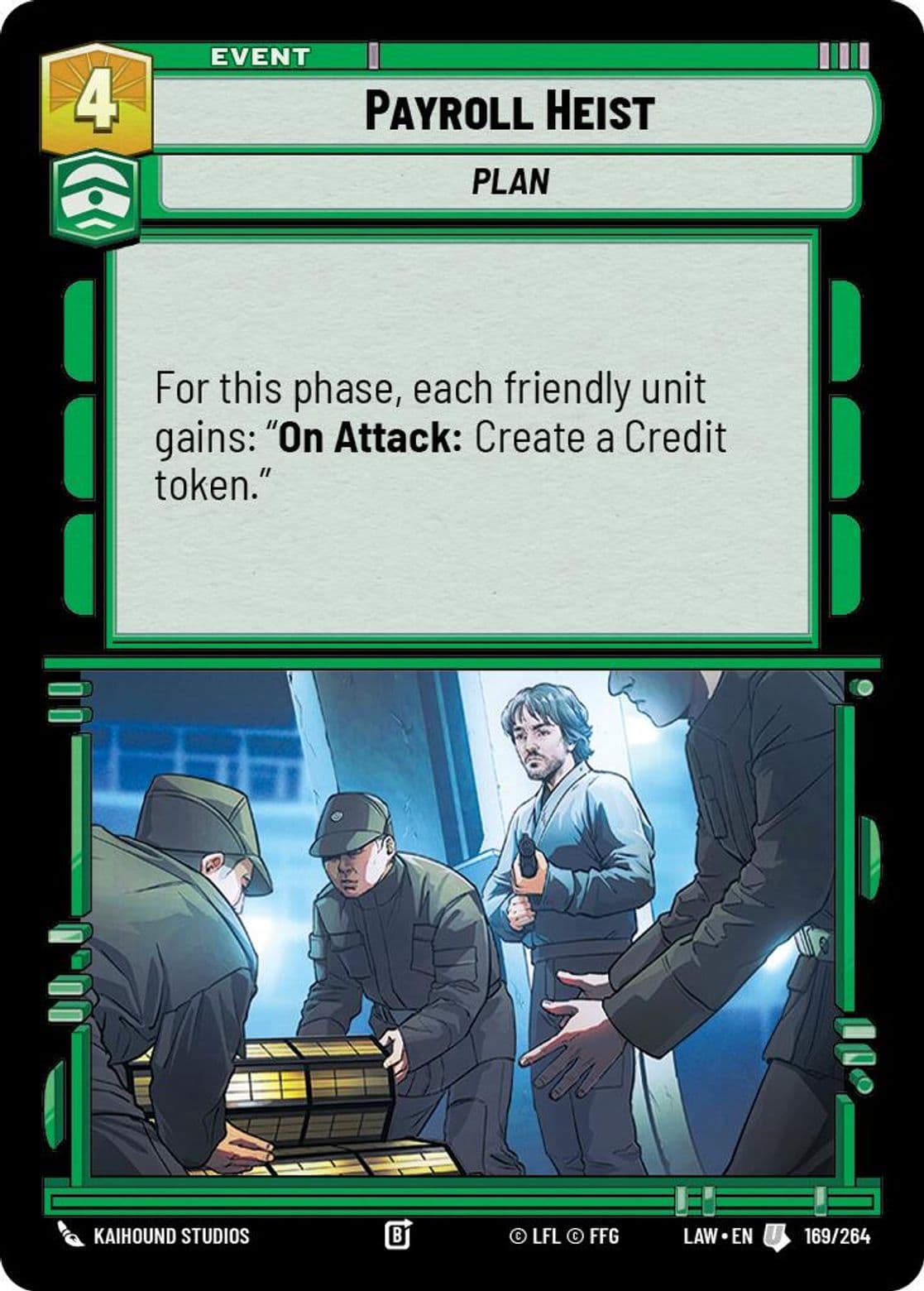 Payroll Heist, Standard