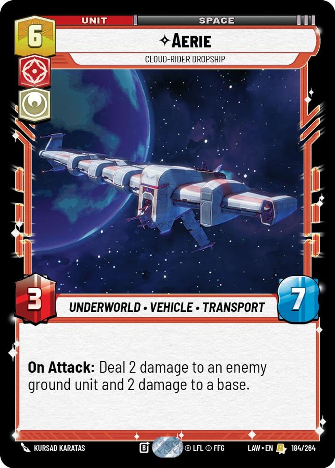 Aerie, Cloud-Rider Dropship, Standard