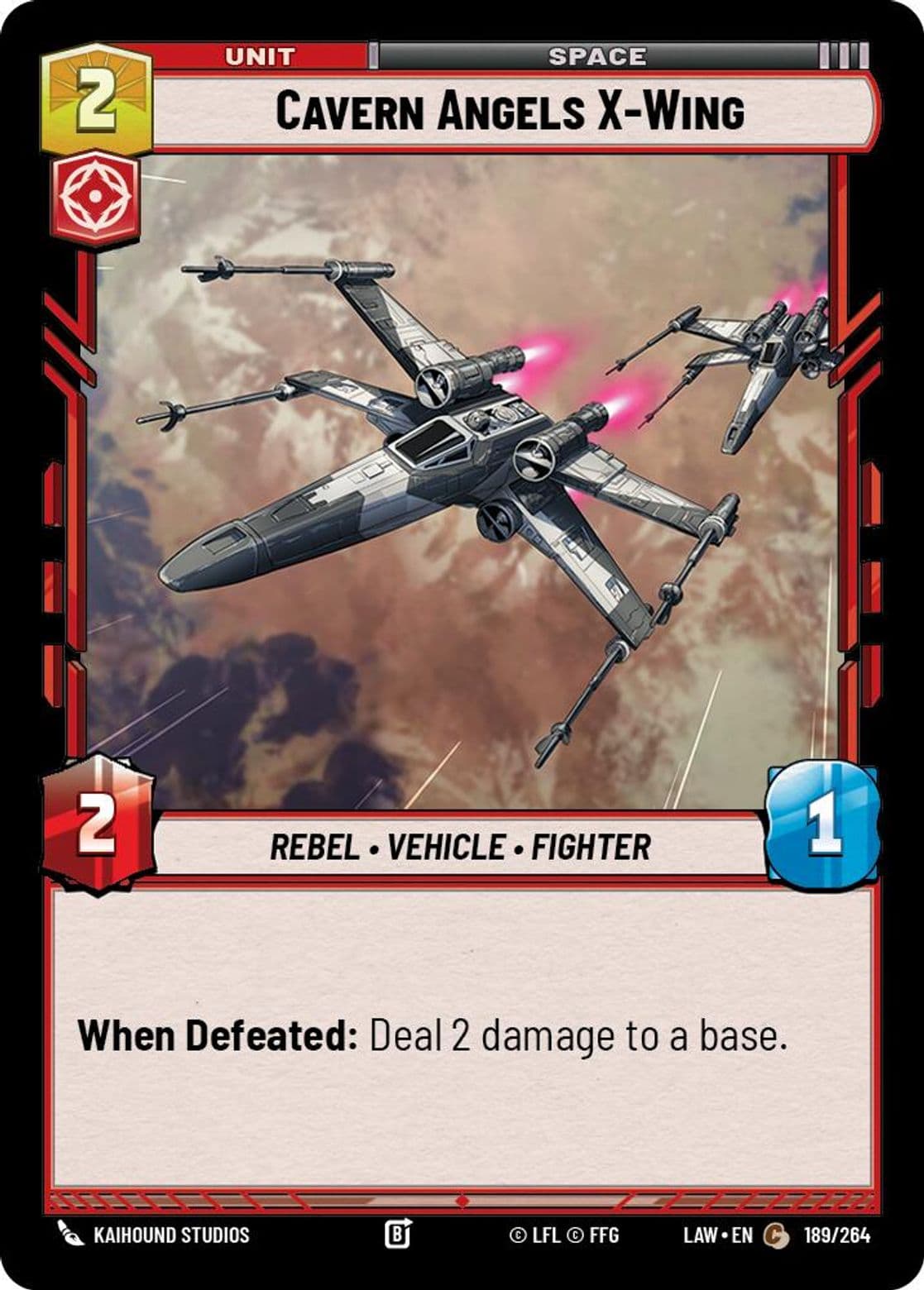 Cavern Angels X-Wing, Standard