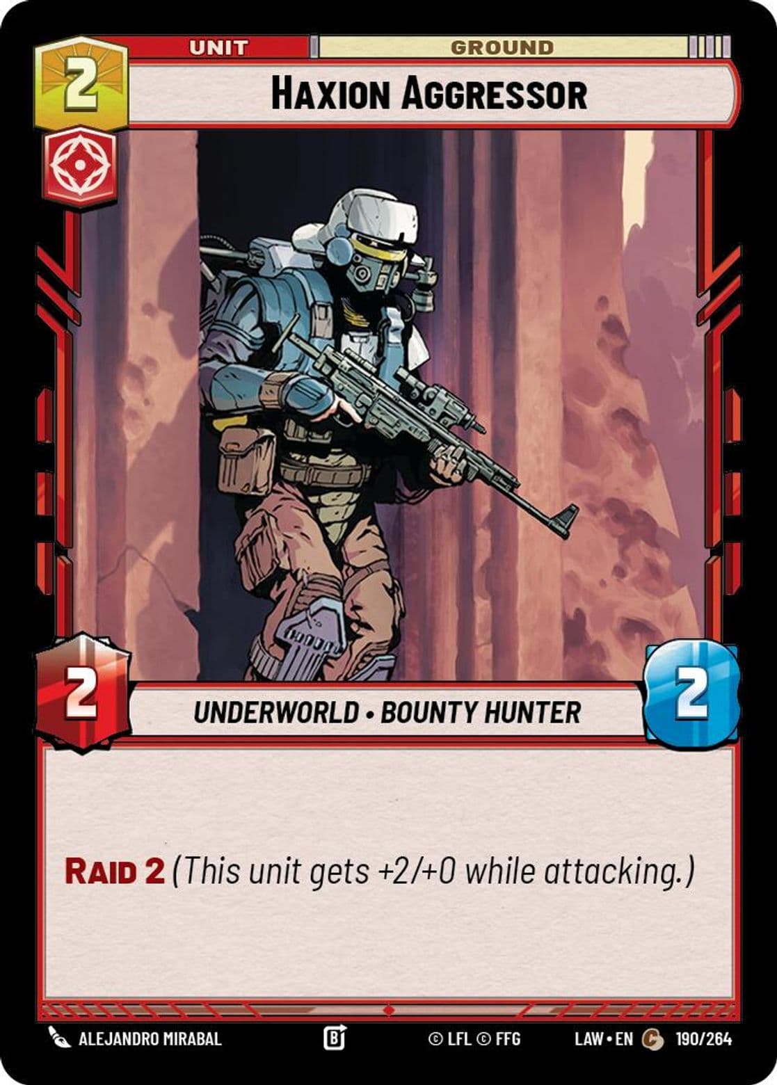 Haxion Aggressor, Standard