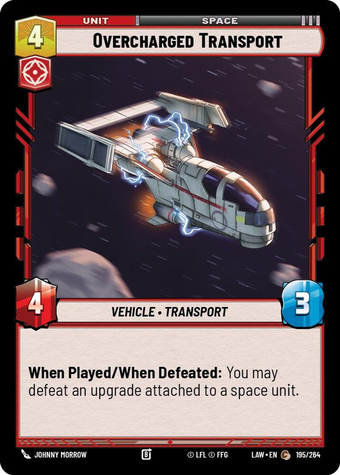 Overcharged Transport, Standard