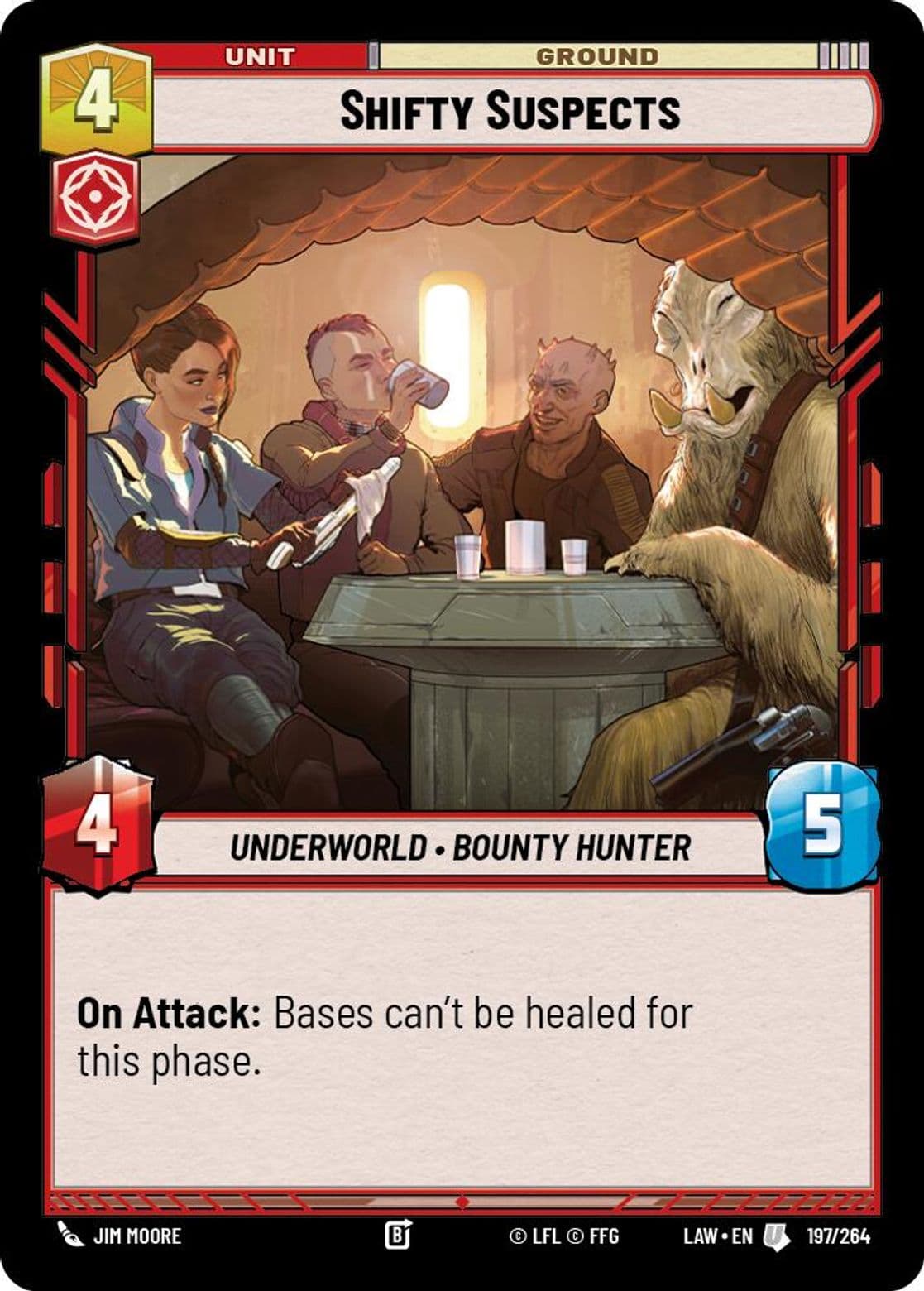 Shifty Suspects, Standard
