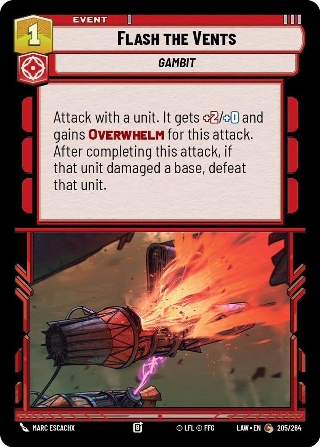 Flash the Vents, Standard