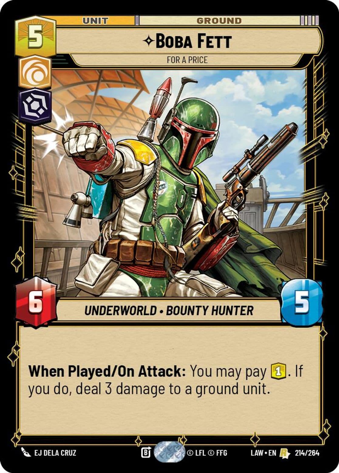 Boba Fett, For a Price, Standard