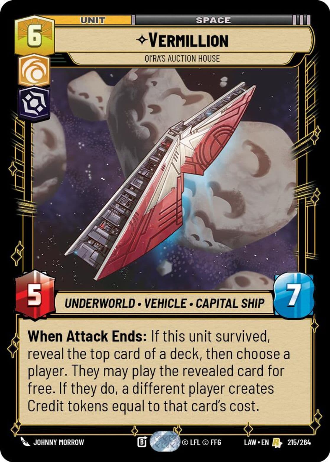 Vermillion, Qi'ra's Auction House, Standard