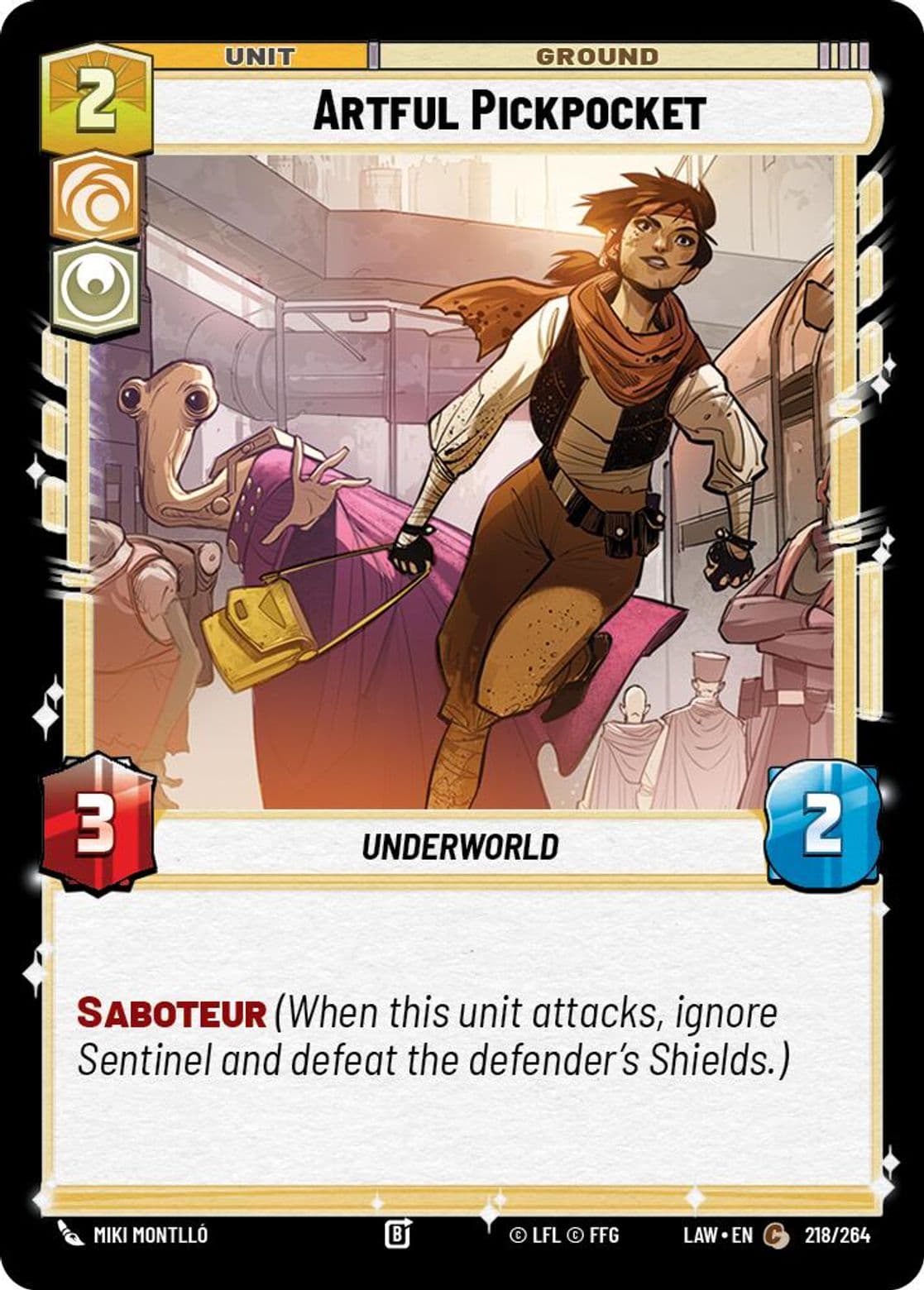 Artful Pickpocket, Standard