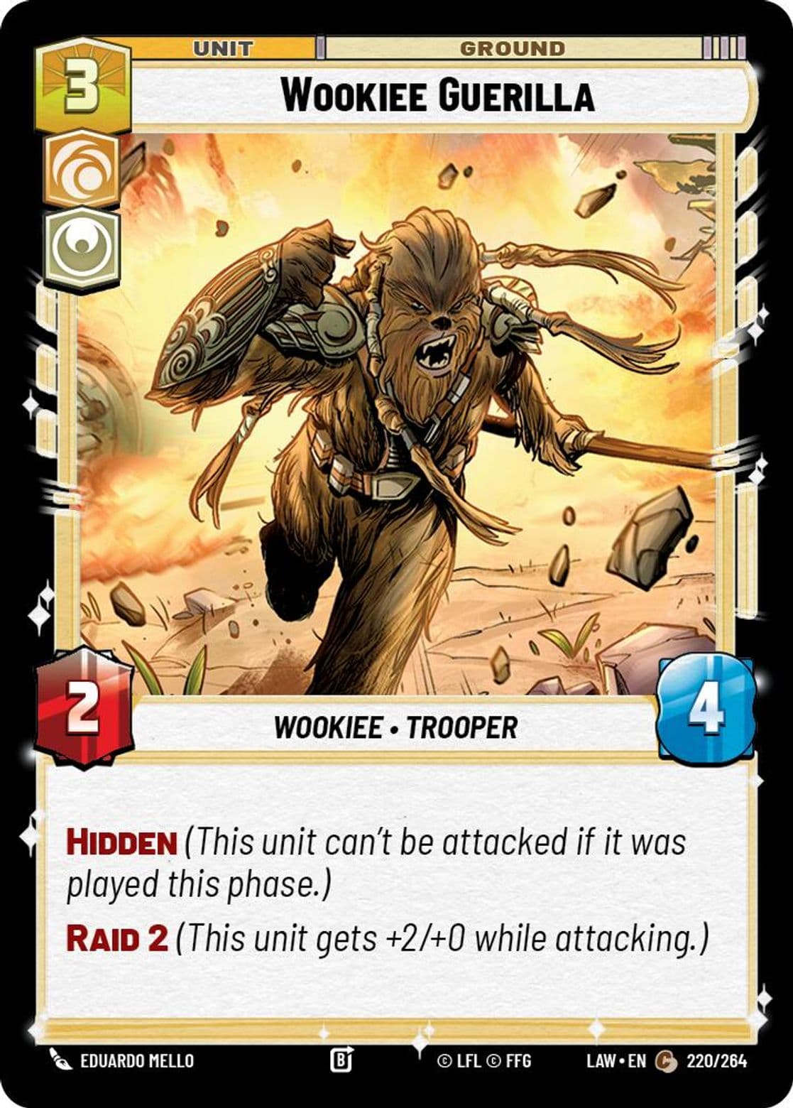 Wookiee Guerilla, Standard