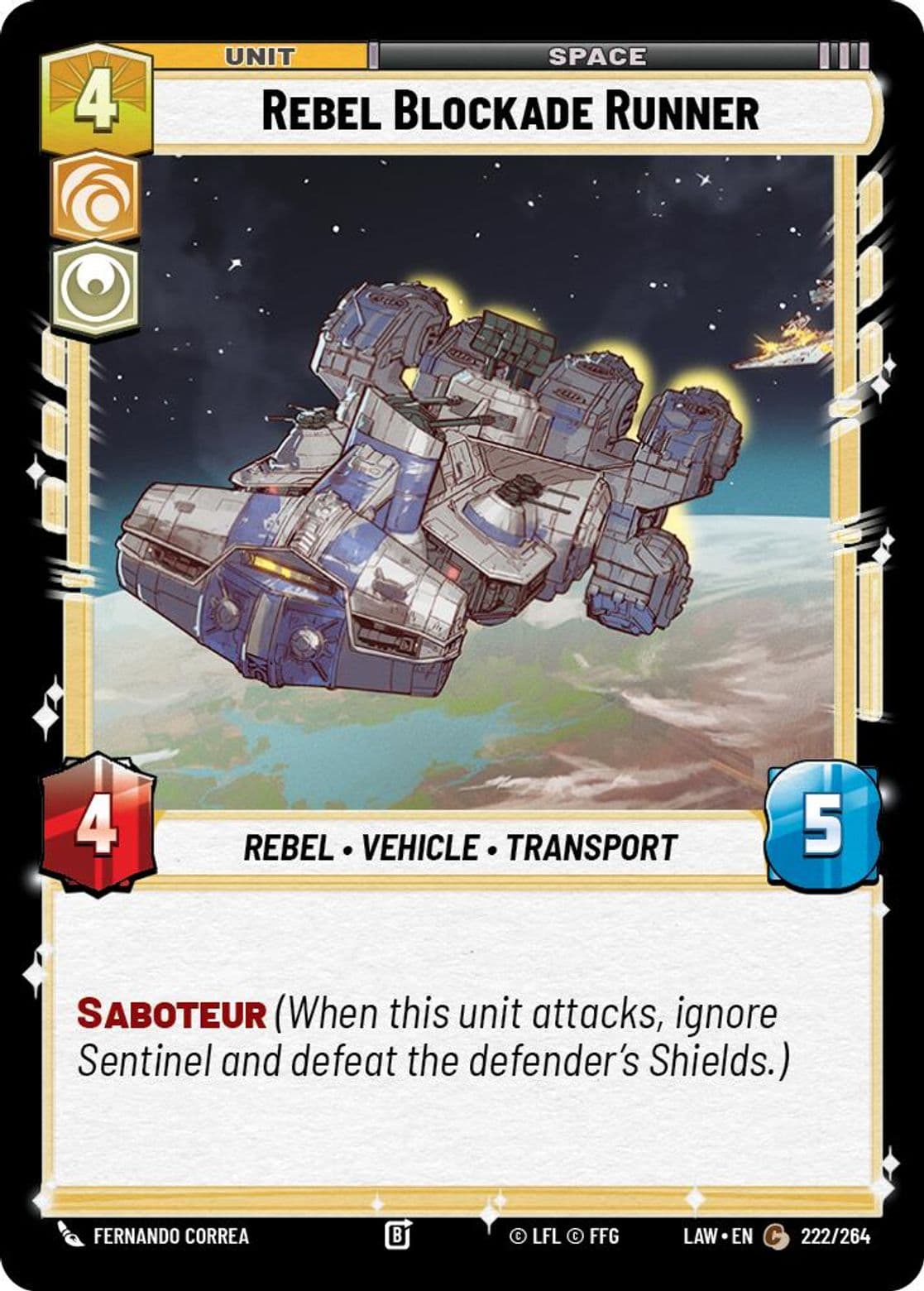 Rebel Blockade Runner, Standard