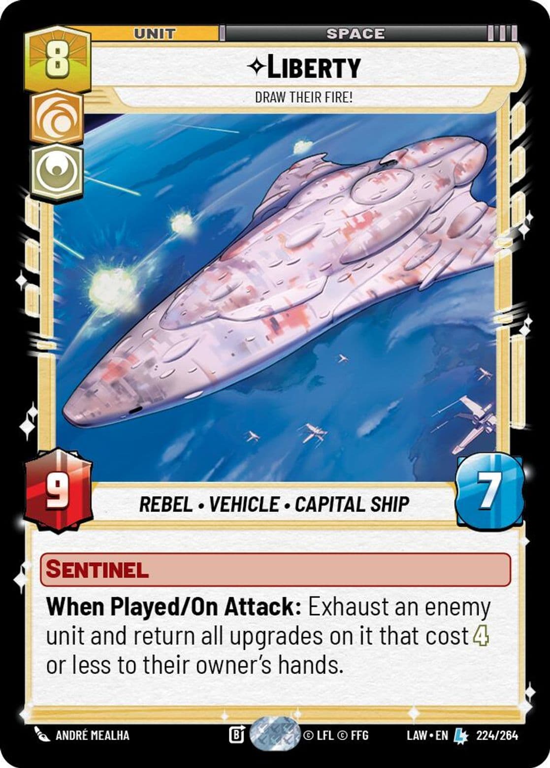 Liberty, Draw Their Fire!, Standard