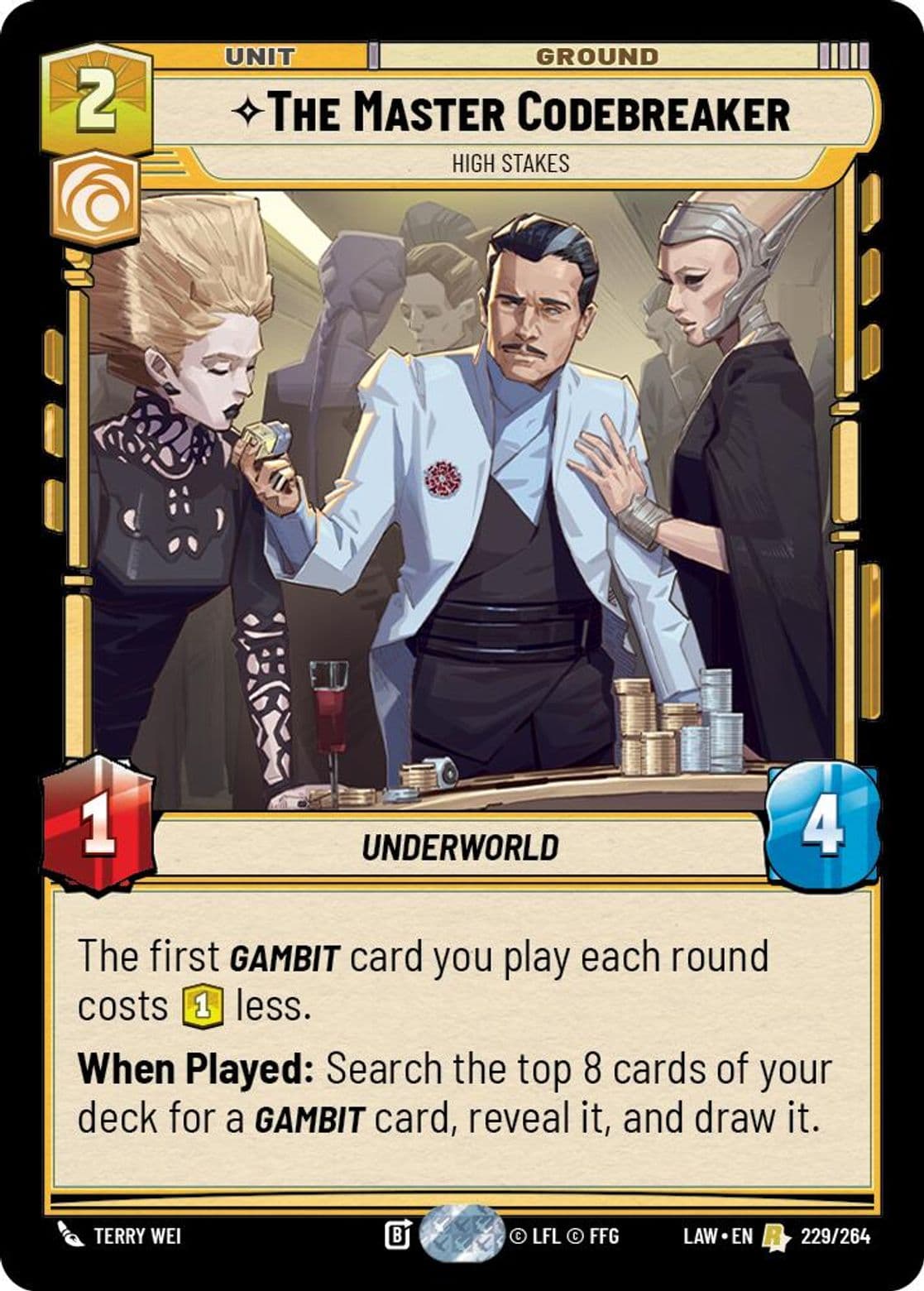 The Master Codebreaker, High Stakes, Standard