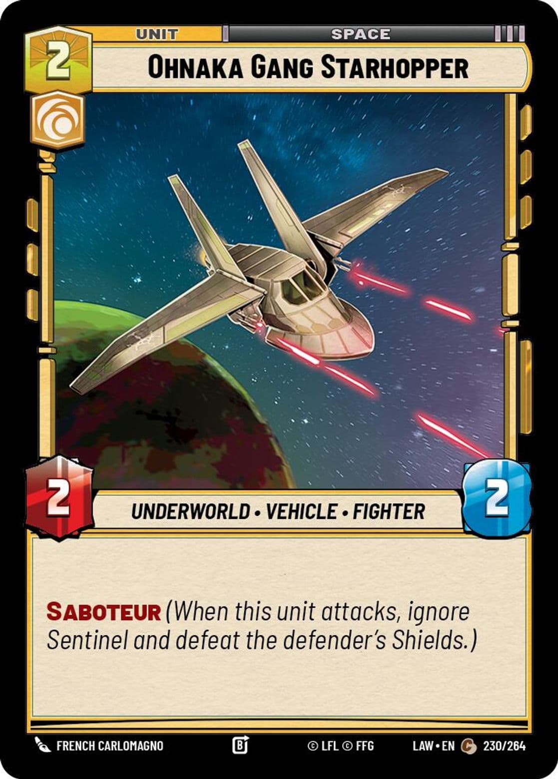 Ohnaka Gang Starhopper, Standard