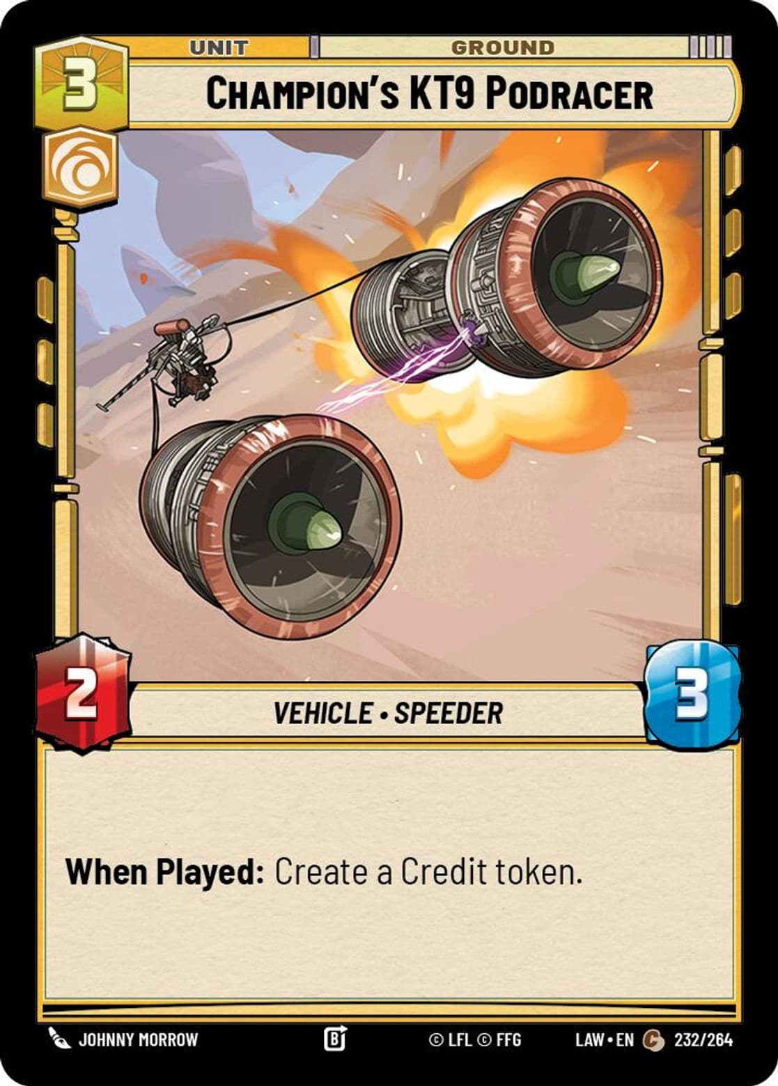 Champion's KT9 Podracer, Standard
