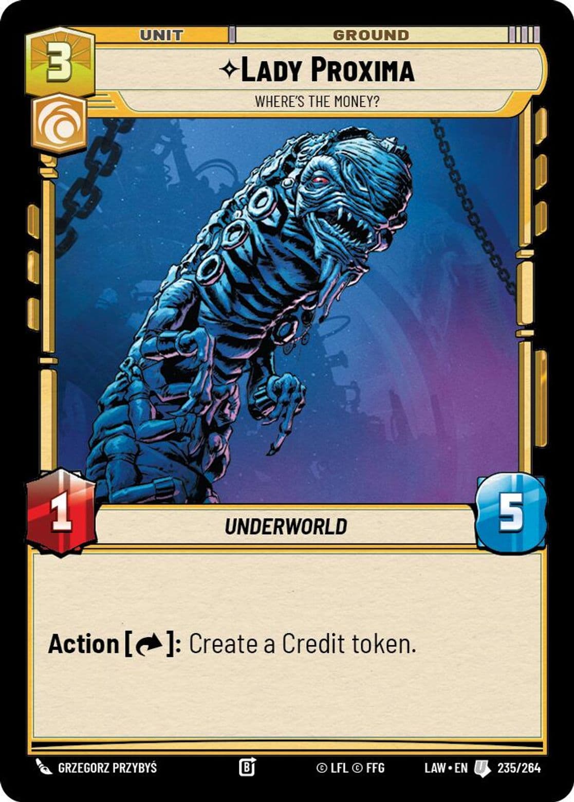Lady Proxima, Where's the Money?, Standard