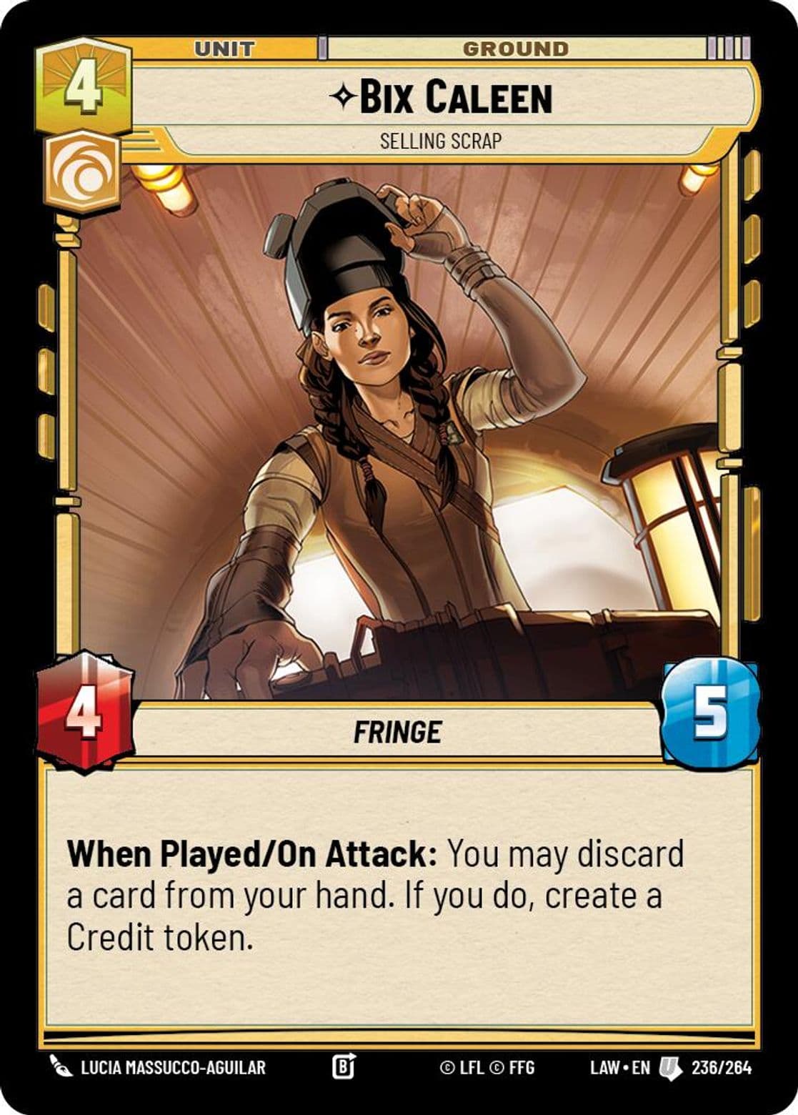 Bix Caleen, Selling Scrap, Standard