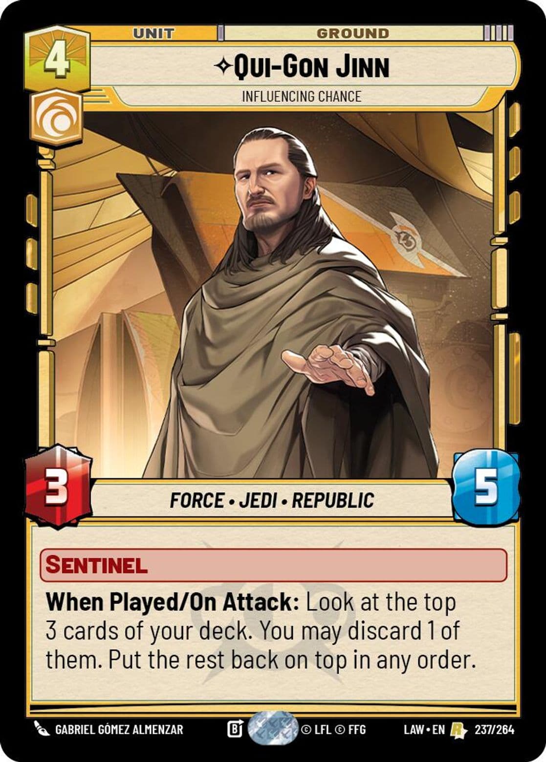 Qui-Gon Jinn, Influencing Chance, Standard