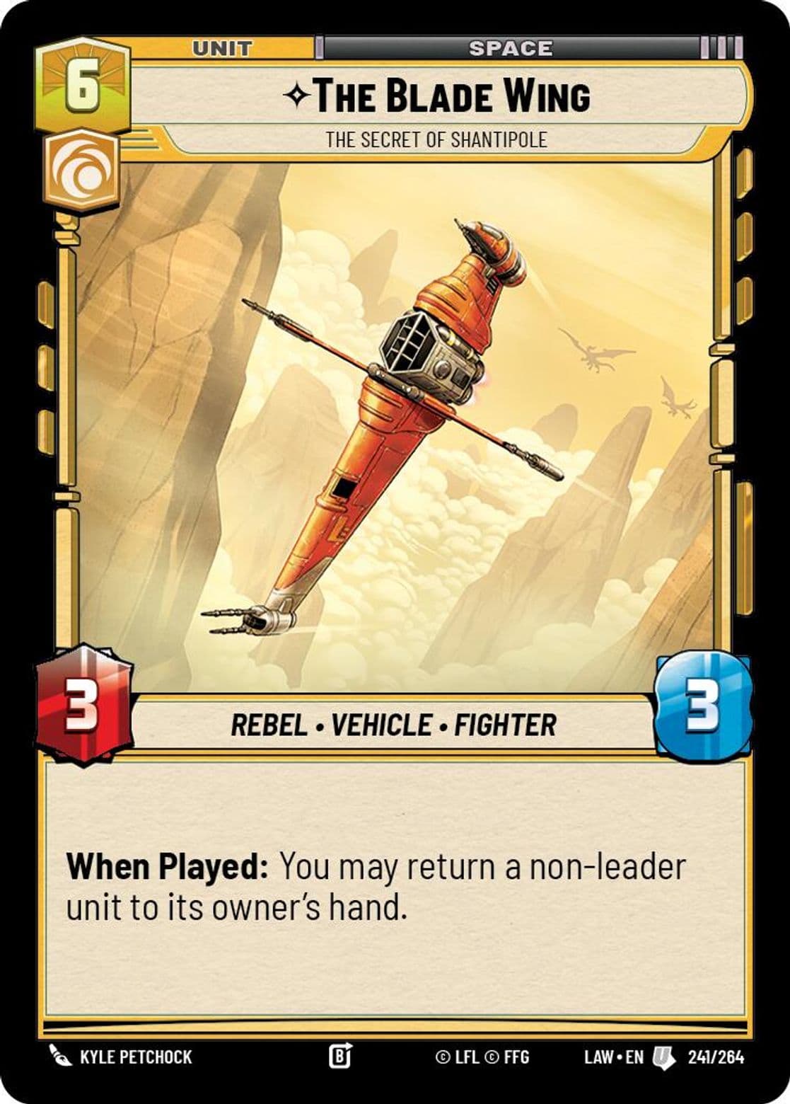 The Blade Wing, The Secret of Shantipole, Standard