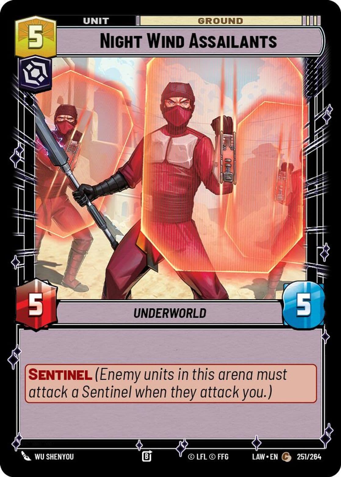 Night Wind Assailants, Standard