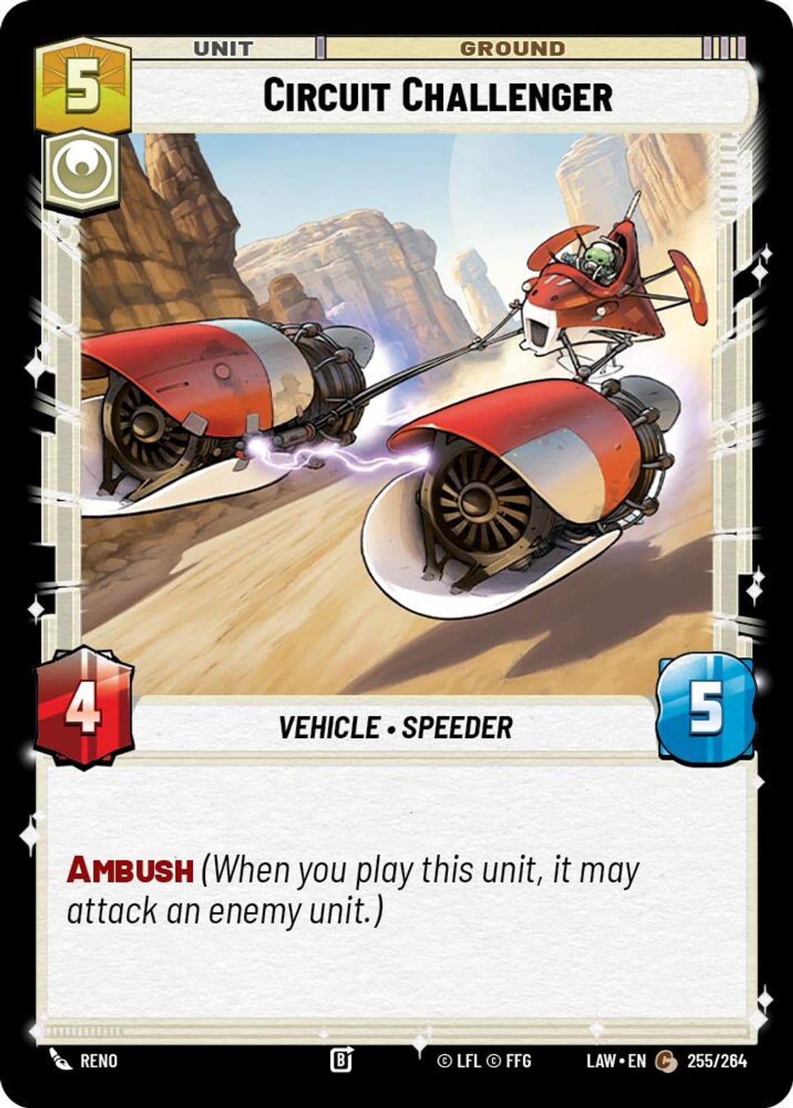 Circuit Challenger, Standard