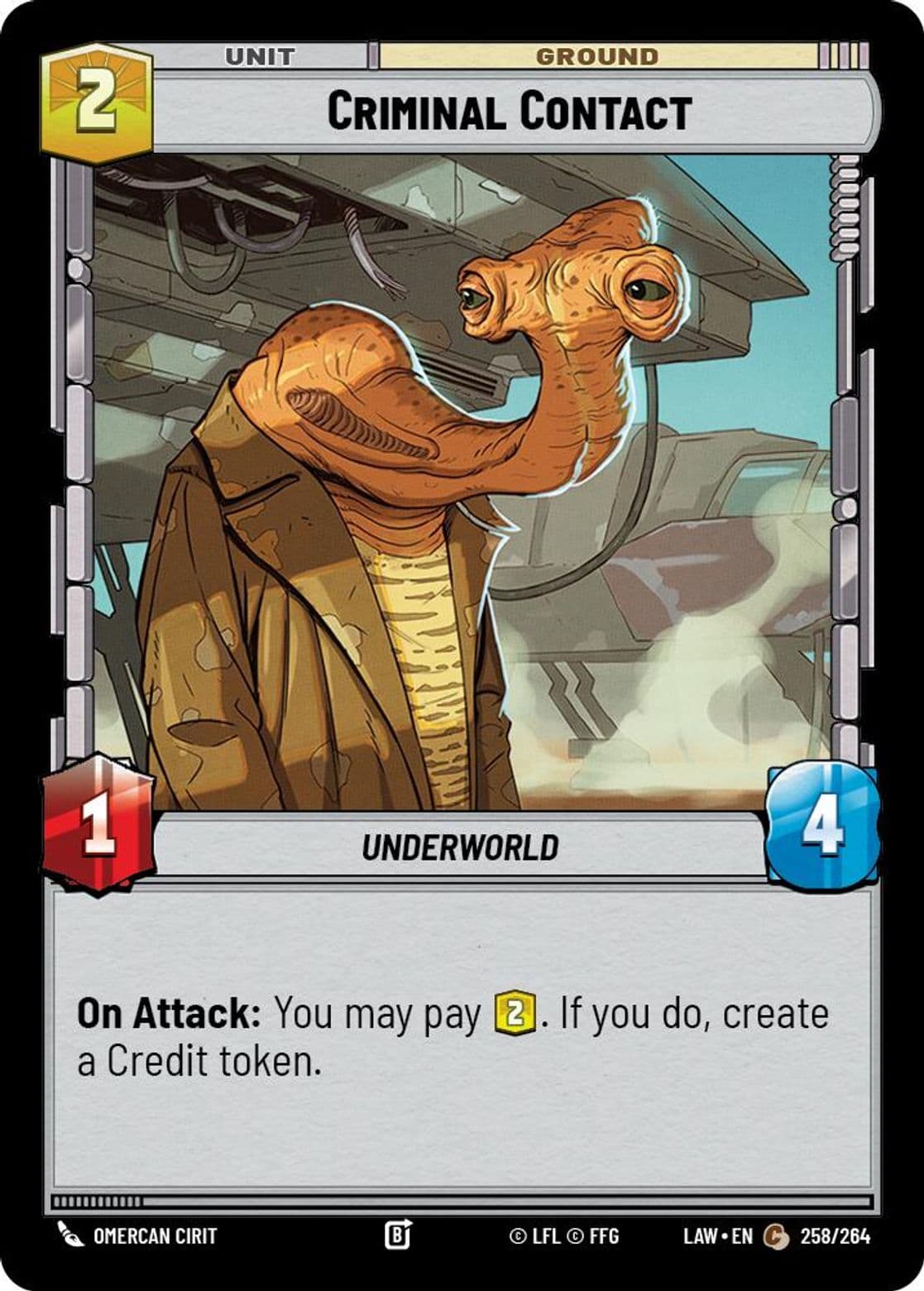 Criminal Contact, Standard