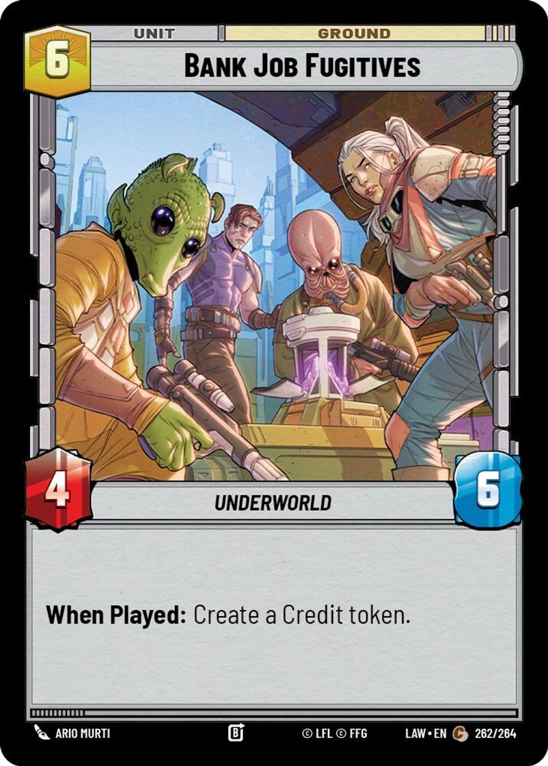 Bank Job Fugitives, Standard