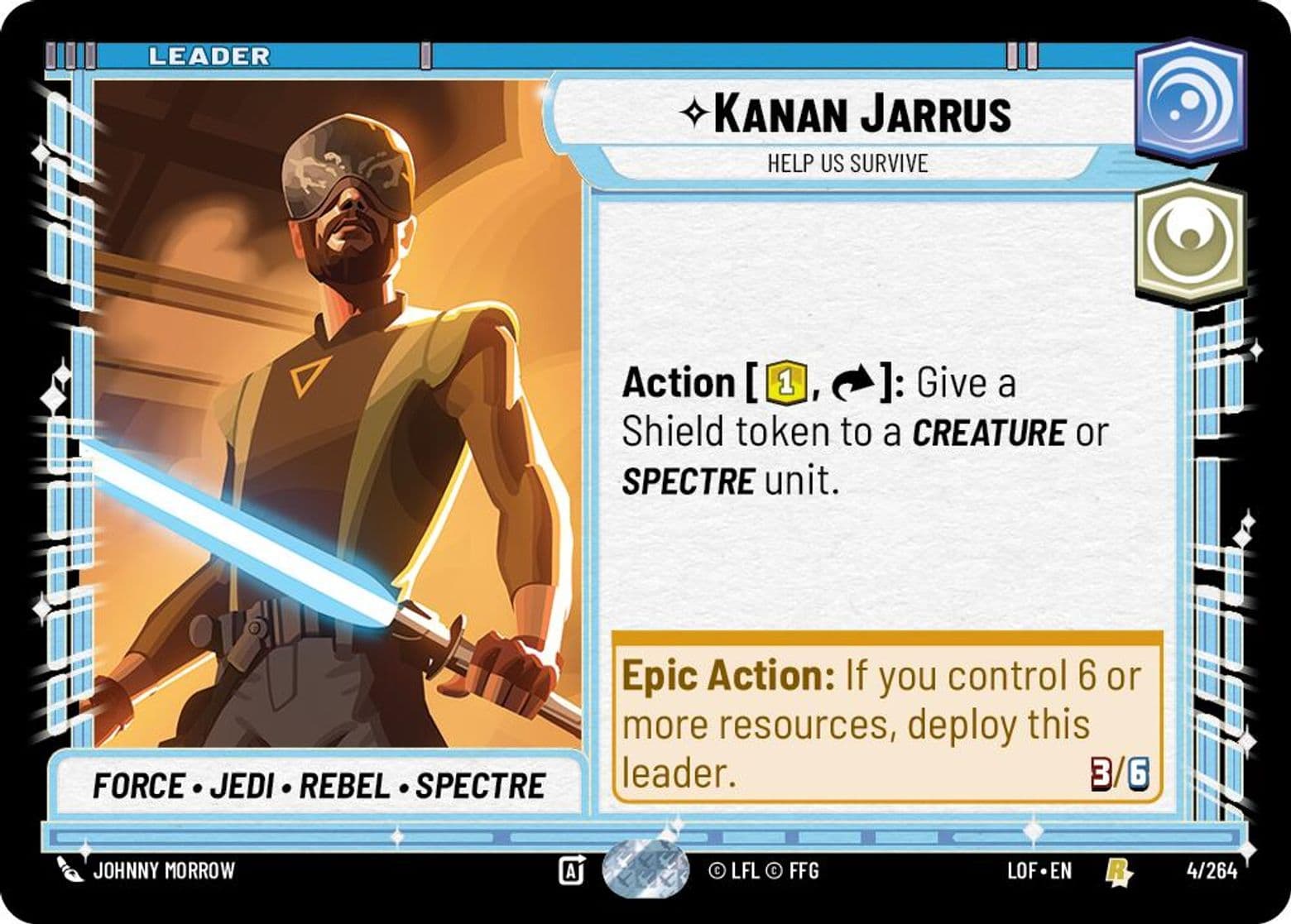 Kanan Jarrus, Help Us Survive, Standard