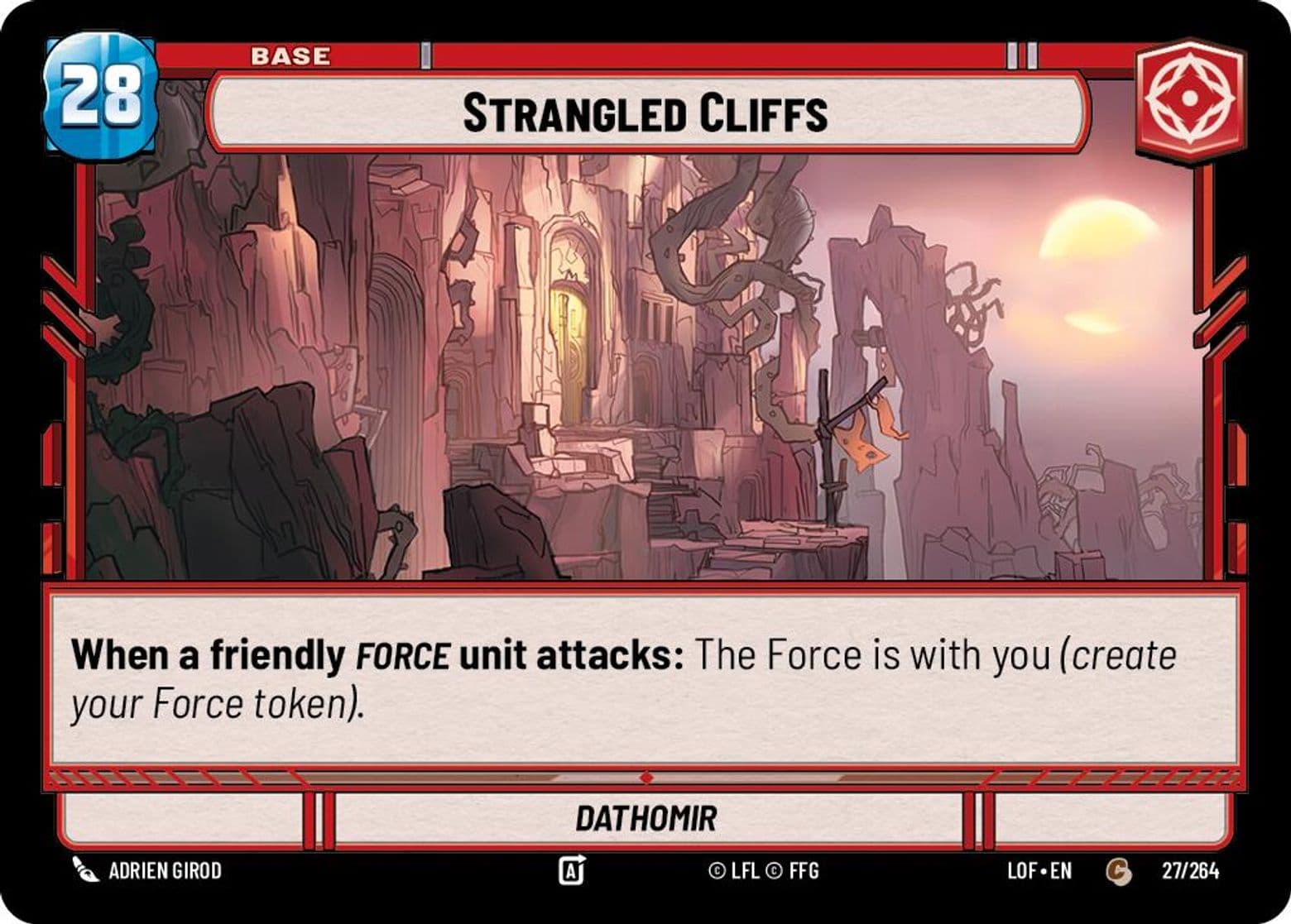 Strangled Cliffs, Dathomir, Standard