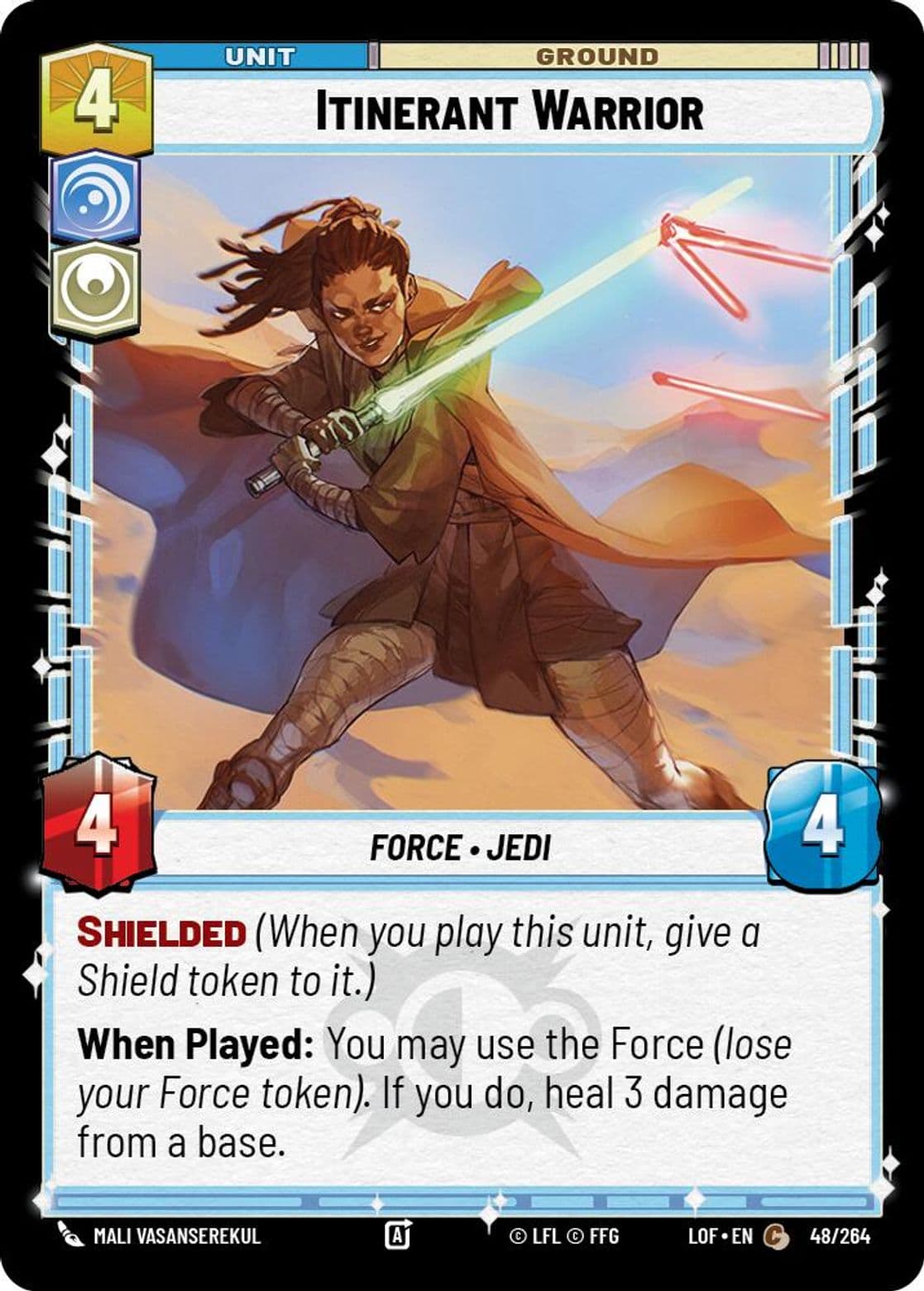 Itinerant Warrior, Standard