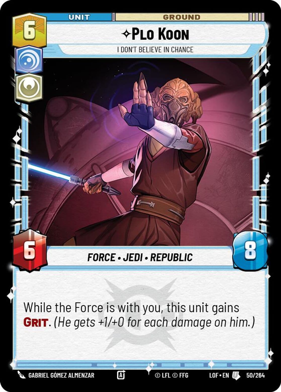 Plo Koon, I Don't Believe in Chance, Standard