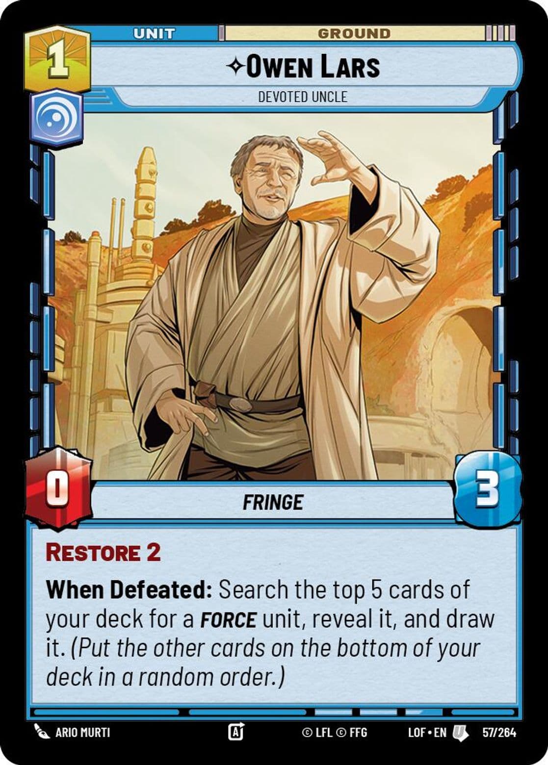 Owen Lars, Devoted Uncle, Standard