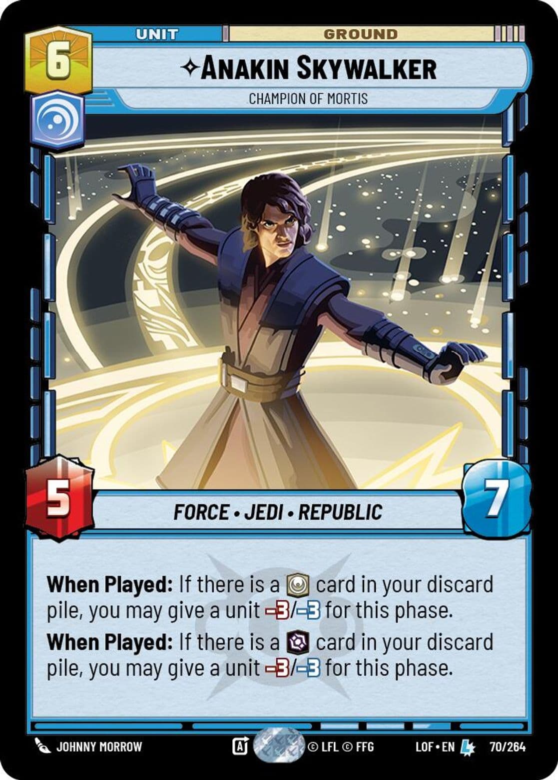 Anakin Skywalker, Champion of Mortis, Standard
