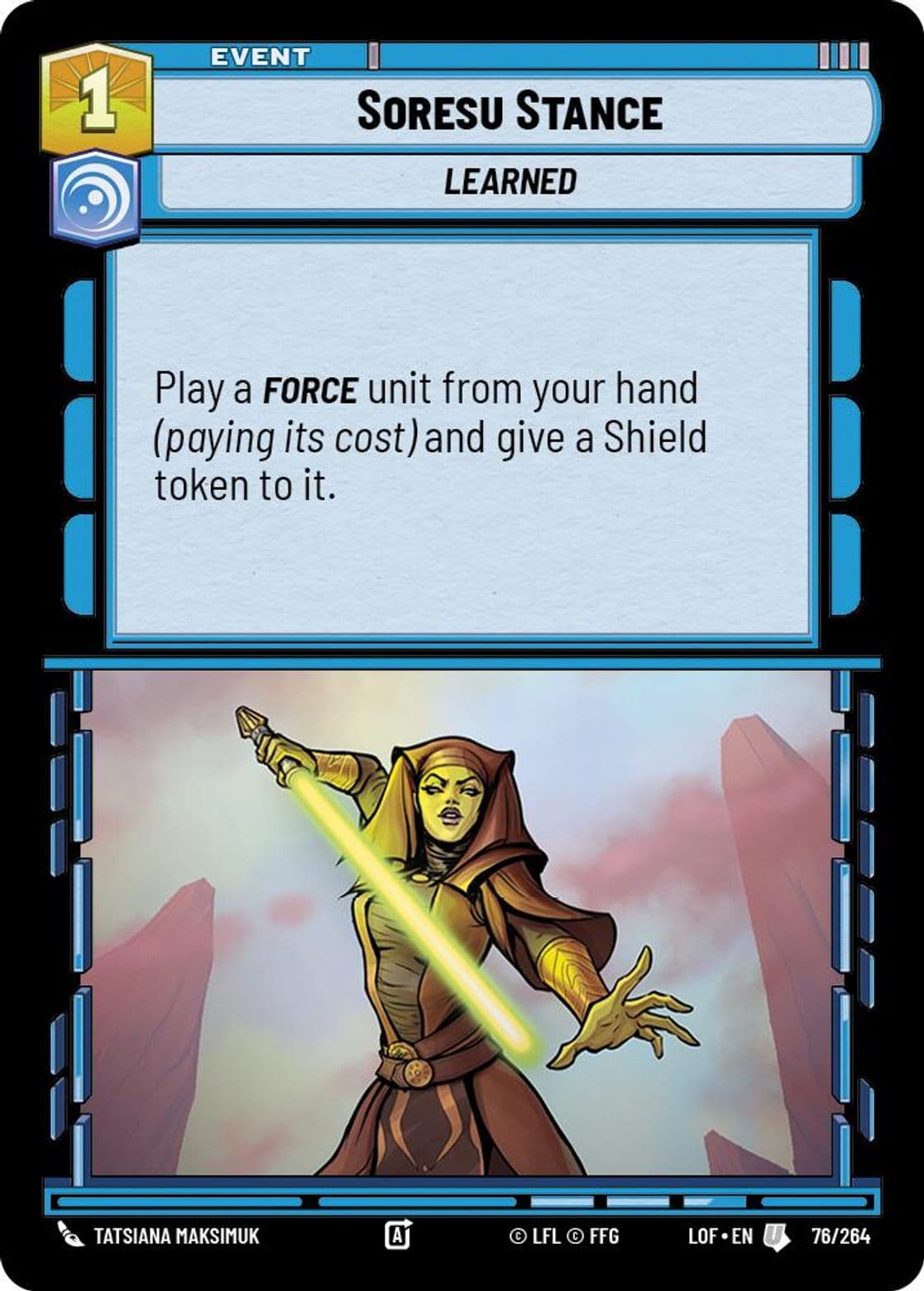 Soresu Stance, Standard