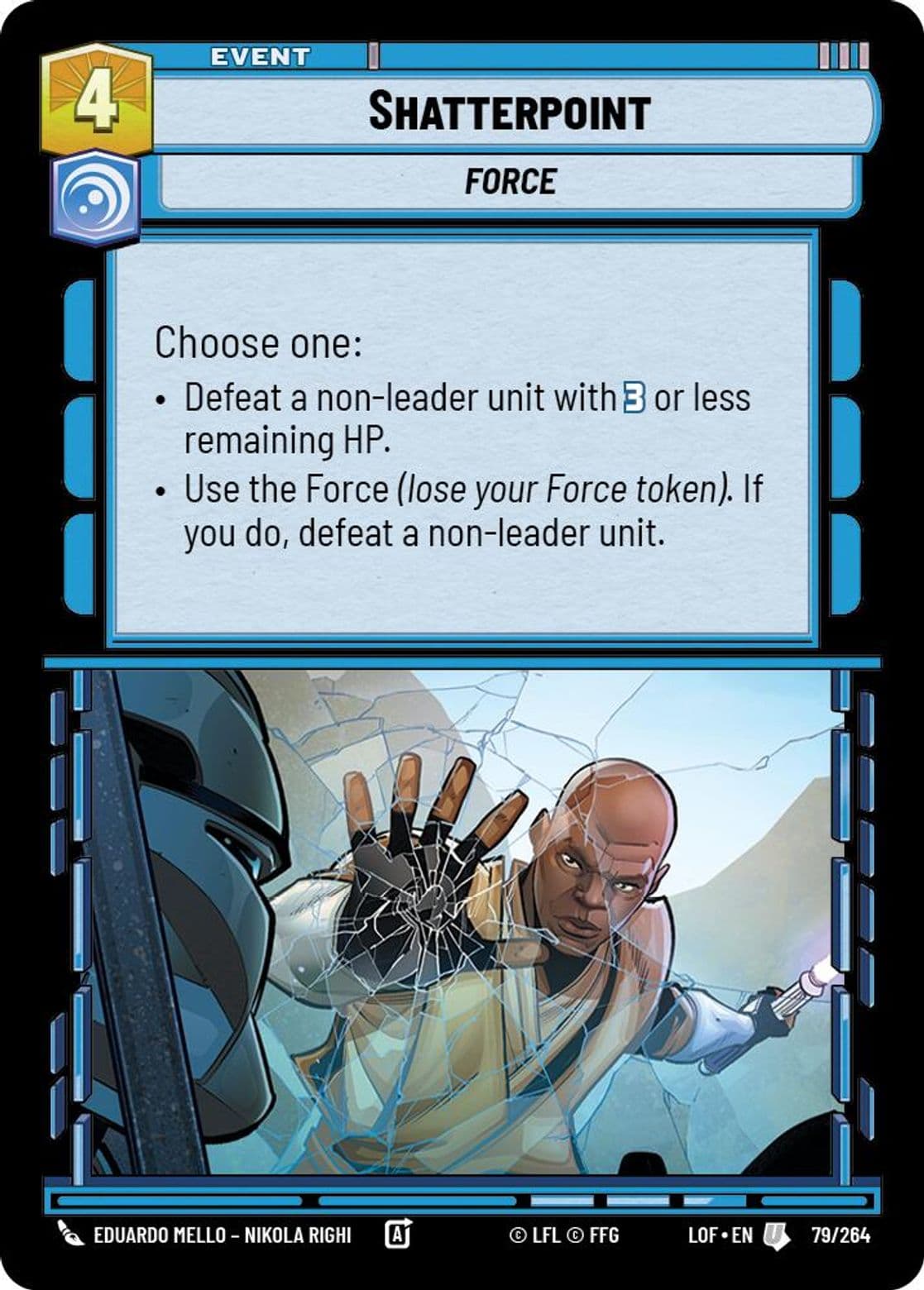 Shatterpoint, Standard