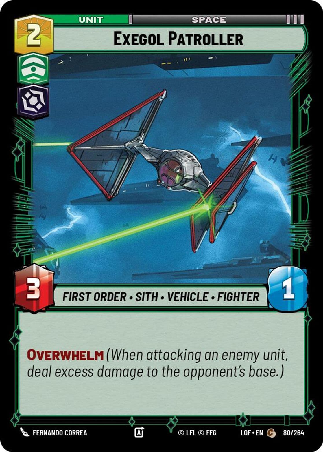 Exegol Patroller, Standard