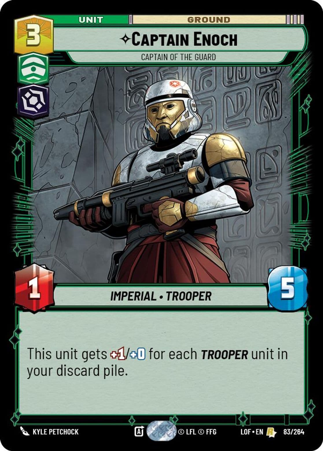 Captain Enoch, Captain of the Guard, Standard