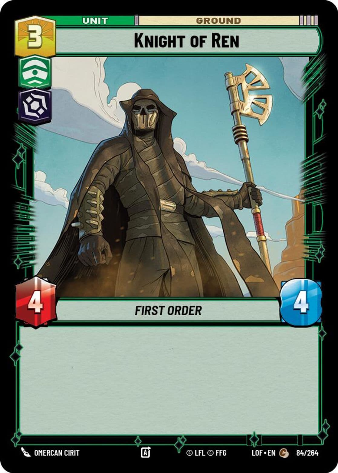 Knight of Ren, Standard