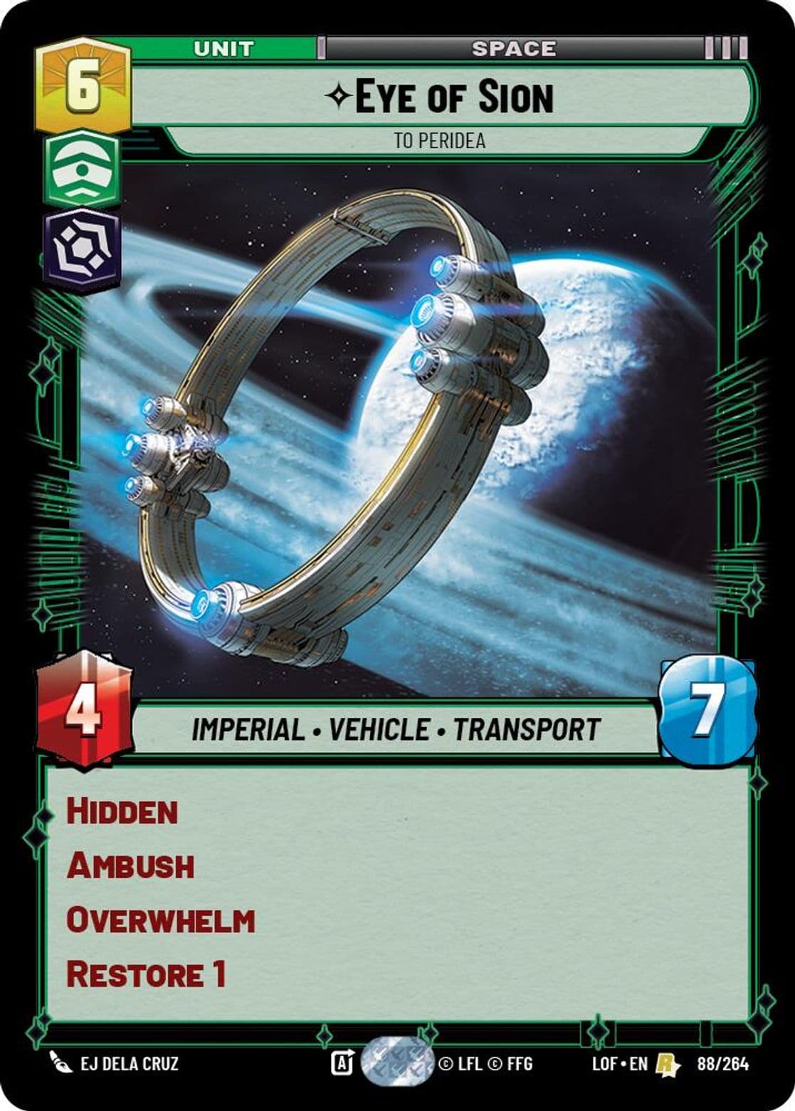 Eye of Sion, To Peridea, Standard